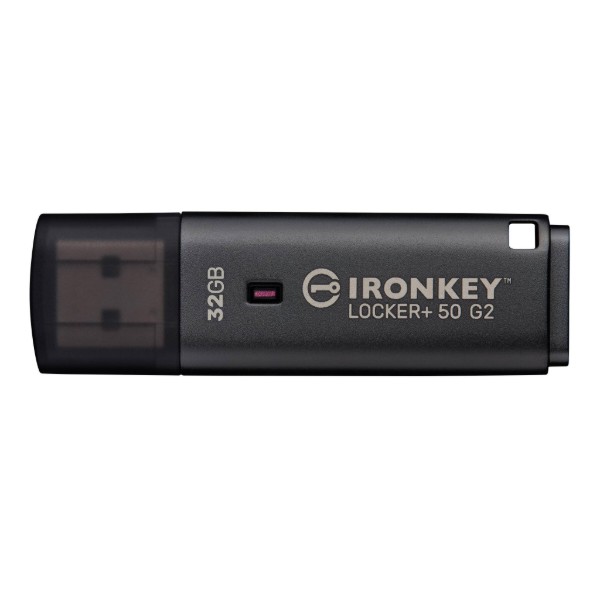Фото - Флеш USB Kingston 32GB USB 3.2 Type-A Gen1 IronKey Locker+ 50 G2 (IKLP50G2/32GB) Фото - Флеш USB Kingston 32GB USB 3.2 Type-A Gen1 IronKey Locker+ 50 G2 (IKLP50G2/32GB)